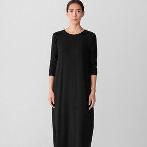 Eileen Fisher Black Jersey Dress